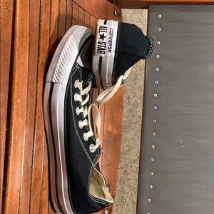 NEVER WORN!! Black converse